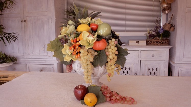 How to Make a Fruit Floristry Arrangement for a Banquet Table