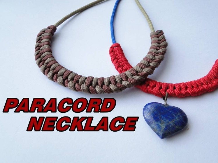 How to Make a Paracord Necklace-Self Bending Weave-Assisted Brown Bear :)