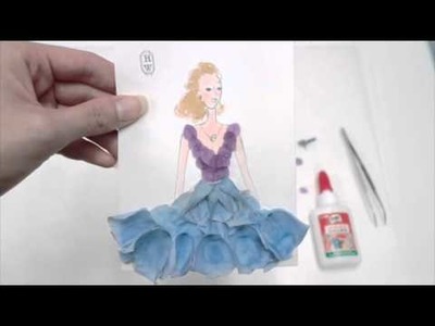 How to make a petal dress