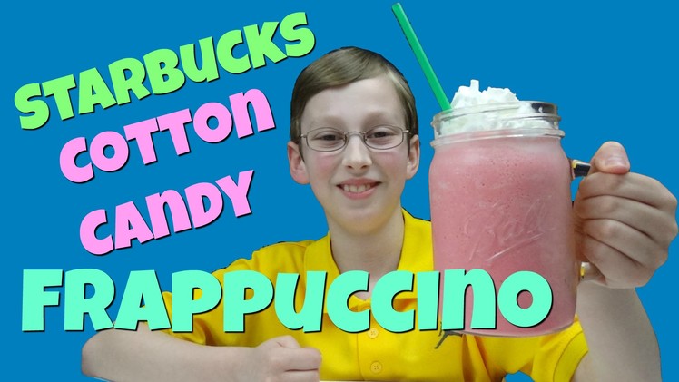 How To Make A Starbucks Cotton Candy Frappuccino | Collintv