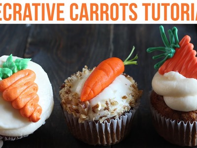How to Make ADORABLE Carrots | Cake Decorating