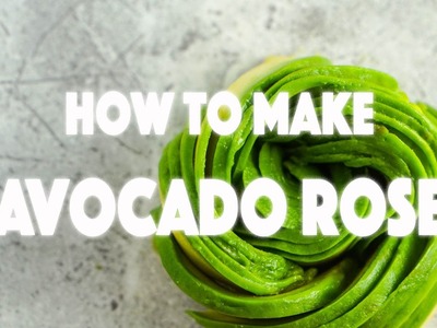 How to Make Avocado Flower - Stop Motion