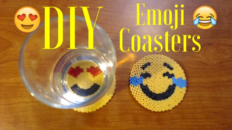 How To Make: Emoji Coasters (perler beads) Tutorial #7