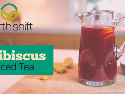 How to Make Hibiscus Ginger Iced Tea