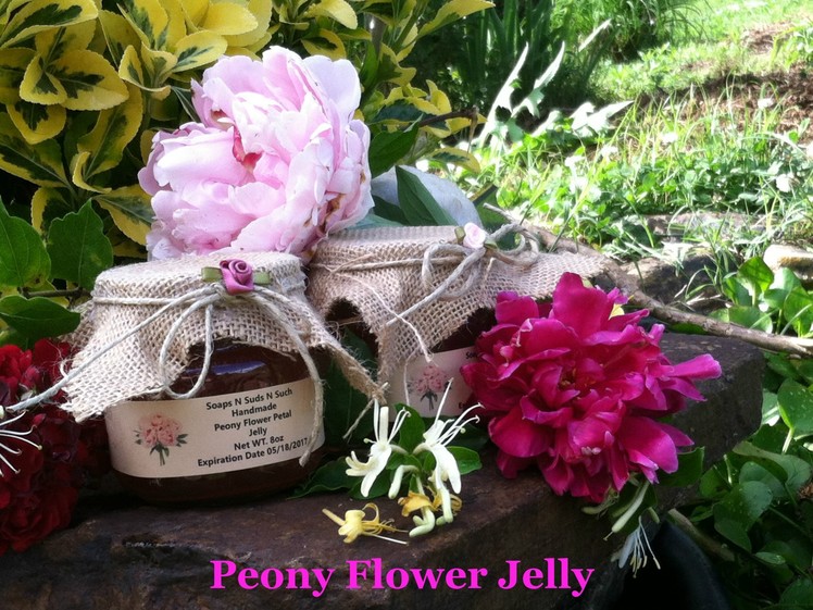 How to make jelly, Peony Flower, Rose Petal - video recipe by Soaps N Suds N Such