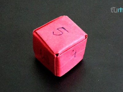 How to make paper dice?