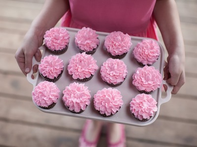 How to Make Ruffle Flower Cupcakes