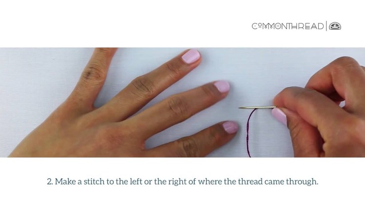 How-To Stitch: Embroidery Running Stitch with Commonthread by DMC