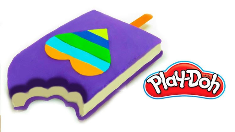 Ice Cream Play Doh How To Make a Giant Ice Cream Popsicle | Helados Play Doh en español