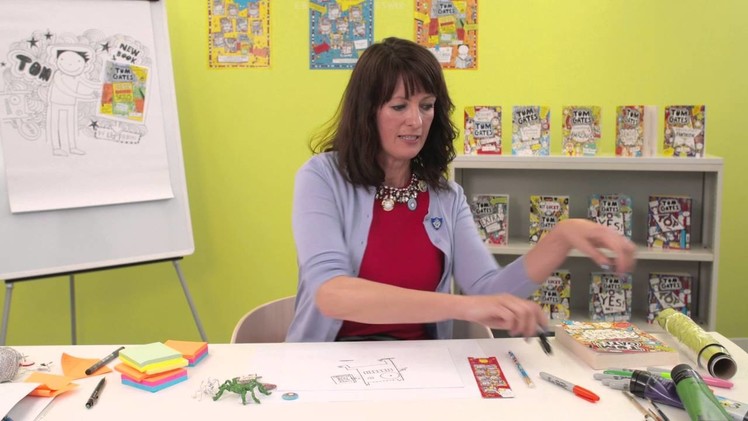 Liz Pichon shows you how to doodle an AMAZING monster!