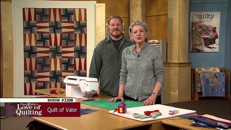 Love of Quilting: How to Make the Non Sibi Sed Patriae Quilt of Valor (2208)