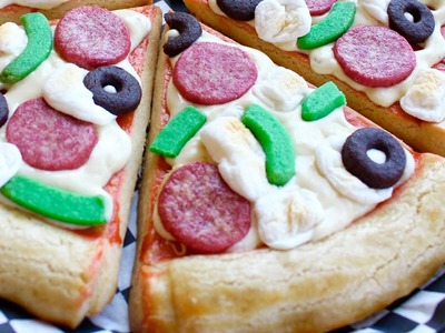 Pizza Cookie - How to make a fake pizza out of cookies - Pizza party activity