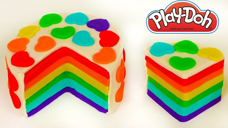 Play Doh Rainbow Cake Learn How to Make Play Dough Food