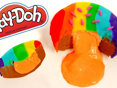 Play Doh SLIME Jelly Donut How to Make Play Dough Food