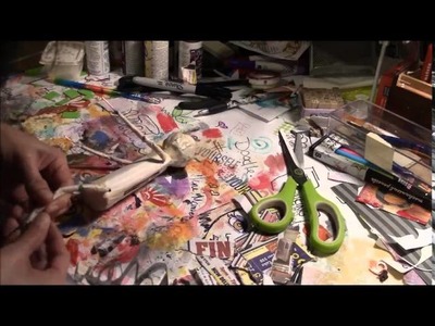 A LIL PAPER MACHE FAIRY IN THE MAKING. 
