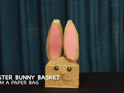 Bunny Basket from a Paper Bag