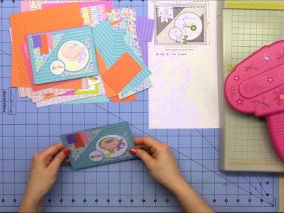 Cardmaking with Doodlebug's Under the Sea paper using 6x6 tutorial