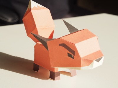 Crashing Season Paper Craft: The Making of a Fox
