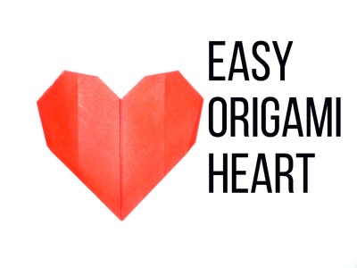 Easy Origami Heart || Simple Paper Heart Instruction