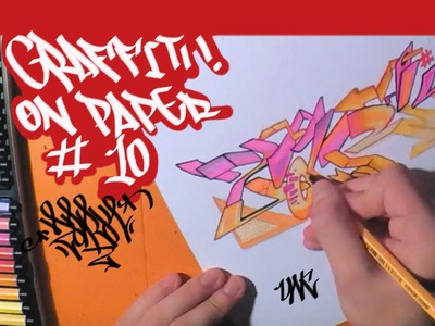 GRAFFITI ON PAPER #10 -mad sketch-