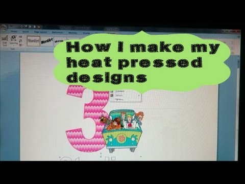 How I make my heat transfers ~ April 25 2016 (day 346)