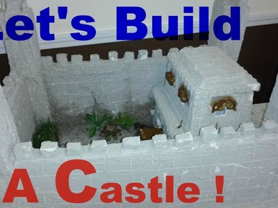 How to Build A Castle. School Project Or Fun !!