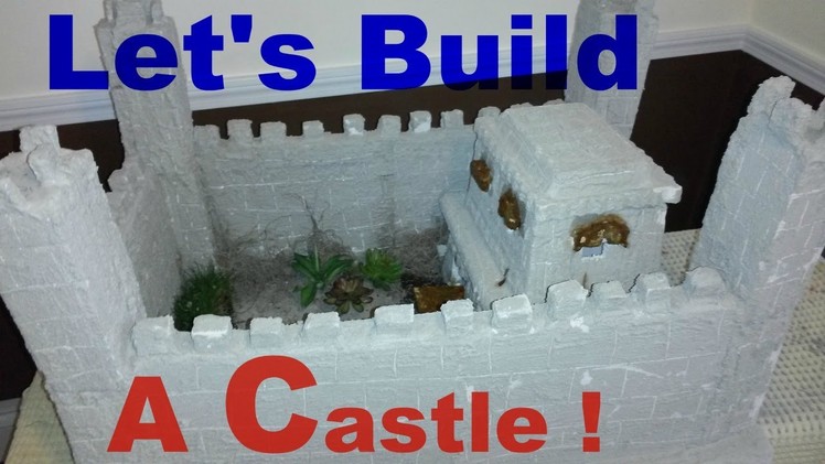 How to Build A Castle. School Project Or Fun !!