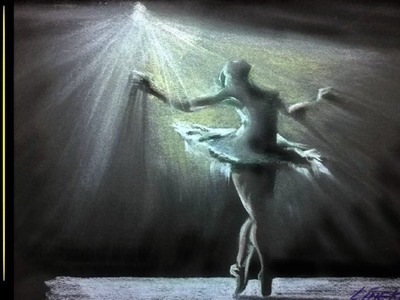 How to draw Light effects - ballerina