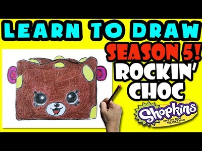 How To Draw Shopkins SEASON 5: Rockin Choc, Step By Step Season 5 Shopkins Drawing Shopkins