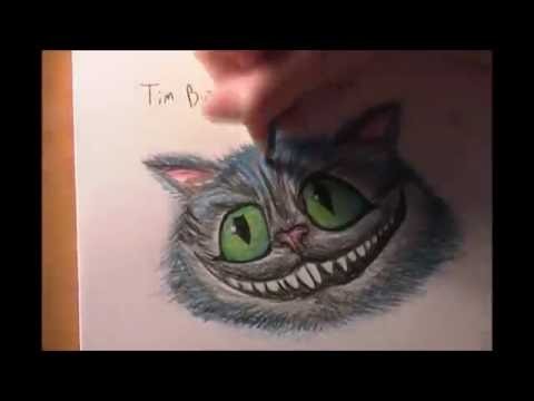 How to Draw the Cheshire Cat FIVE DIFFERENT WAYS! (part 1)
