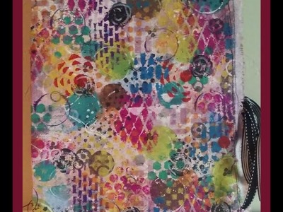 How to make a Loose Leaf.Bound Art Journal From File Folders