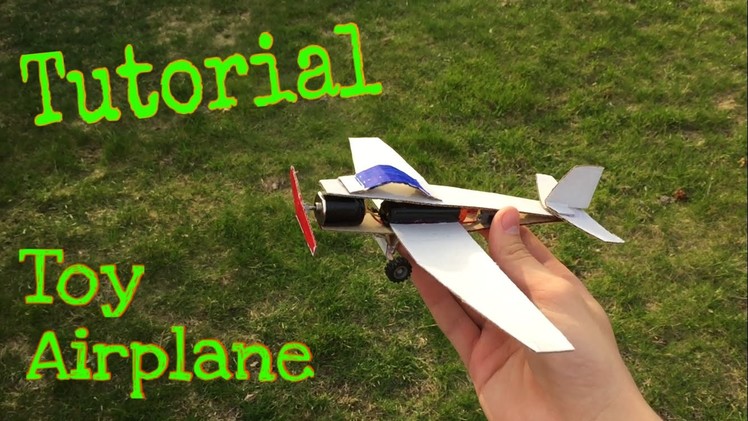 How to Make a paper airplane - Electric Plane - Toy - Tutorial