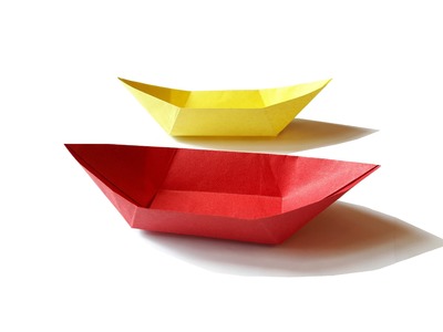 How to make a paper Boat Canoe?