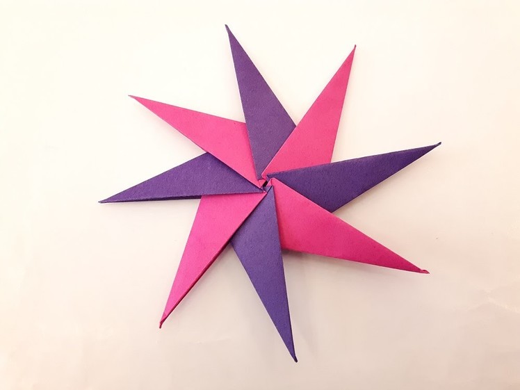 How to make a Paper spinning Star?