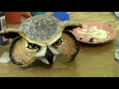 How to Make an Owl Mask, Part 2