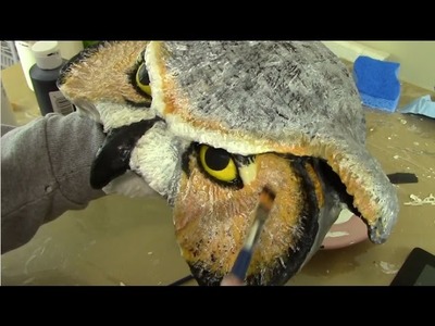 How to Make an Owl Mask Part 3