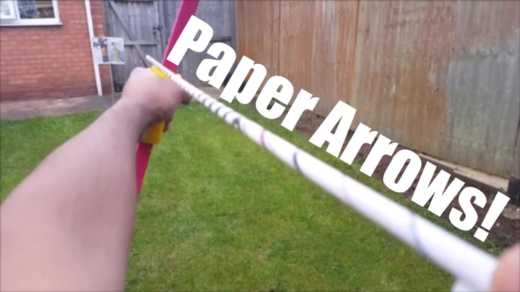 HOW TO MAKE: PAPER ARROWS!