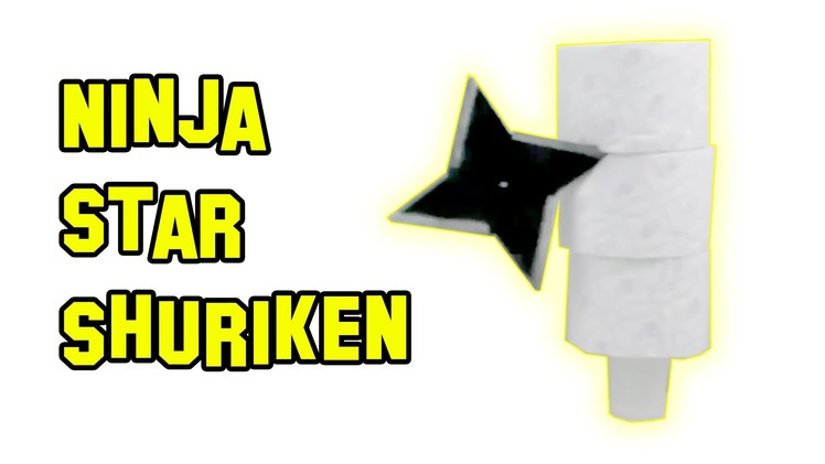 ✔ How to Make Paper Tube Ninja Star Shuriken