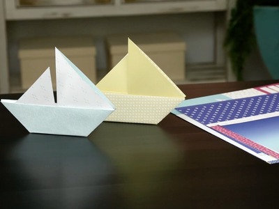 Make a Paper Boat: Starring Regatta Paper Packet