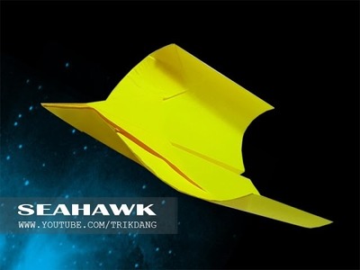 Paper Airplane Instructions: How to make a BOOMERANG paper airplane that Flies Back | Seahawk
