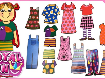 Paper Doll Dress-Up - Magnetic Cutout Paper Doll Surprise for Kids