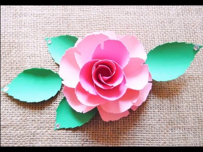 Paper Flower Tutorial- Ruby Rose style