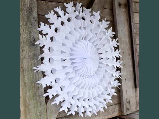 Tissue Paper Snowflakes | Craft Ideas & Collection
