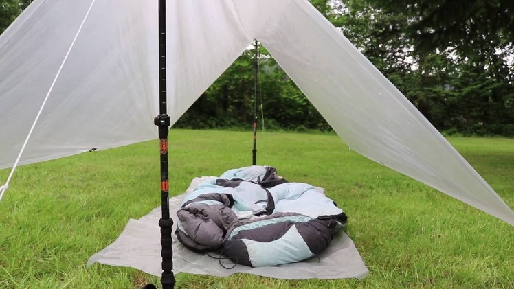 13oz Ultralight backpacking shelter (Easy DIY Guide!)