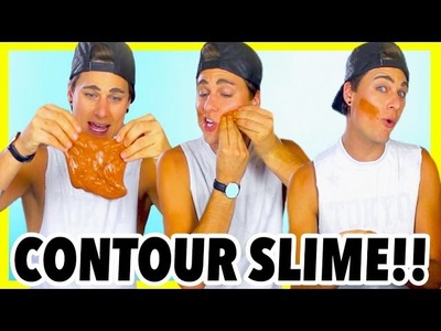 Boy Tests Makeup & Weird Beauty Hacks! DIY Contour Slime!!