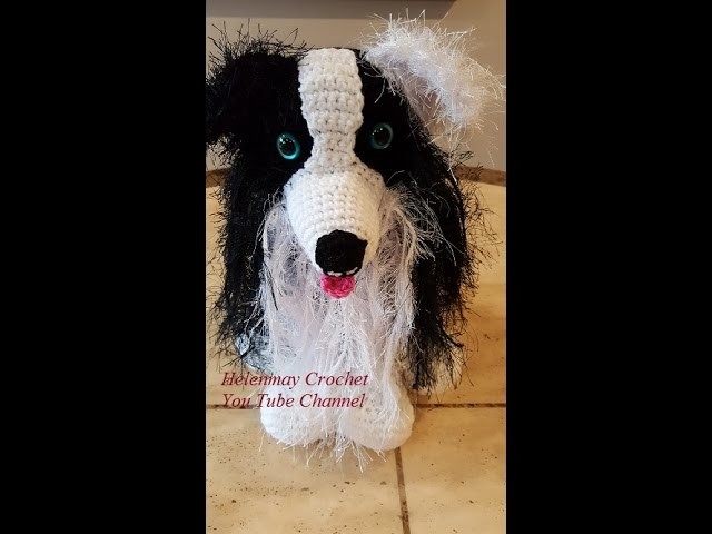 Crochet Border Collie Amigurumi Dog Part 1 of 3 DIY Tutorial