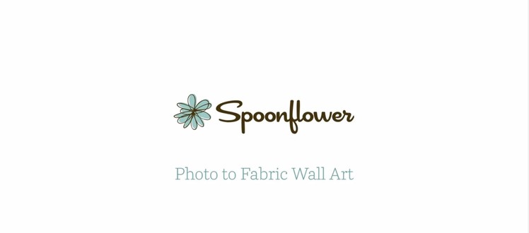 Custom DIY Canvas Wall Art Tutorial | Spoonflower