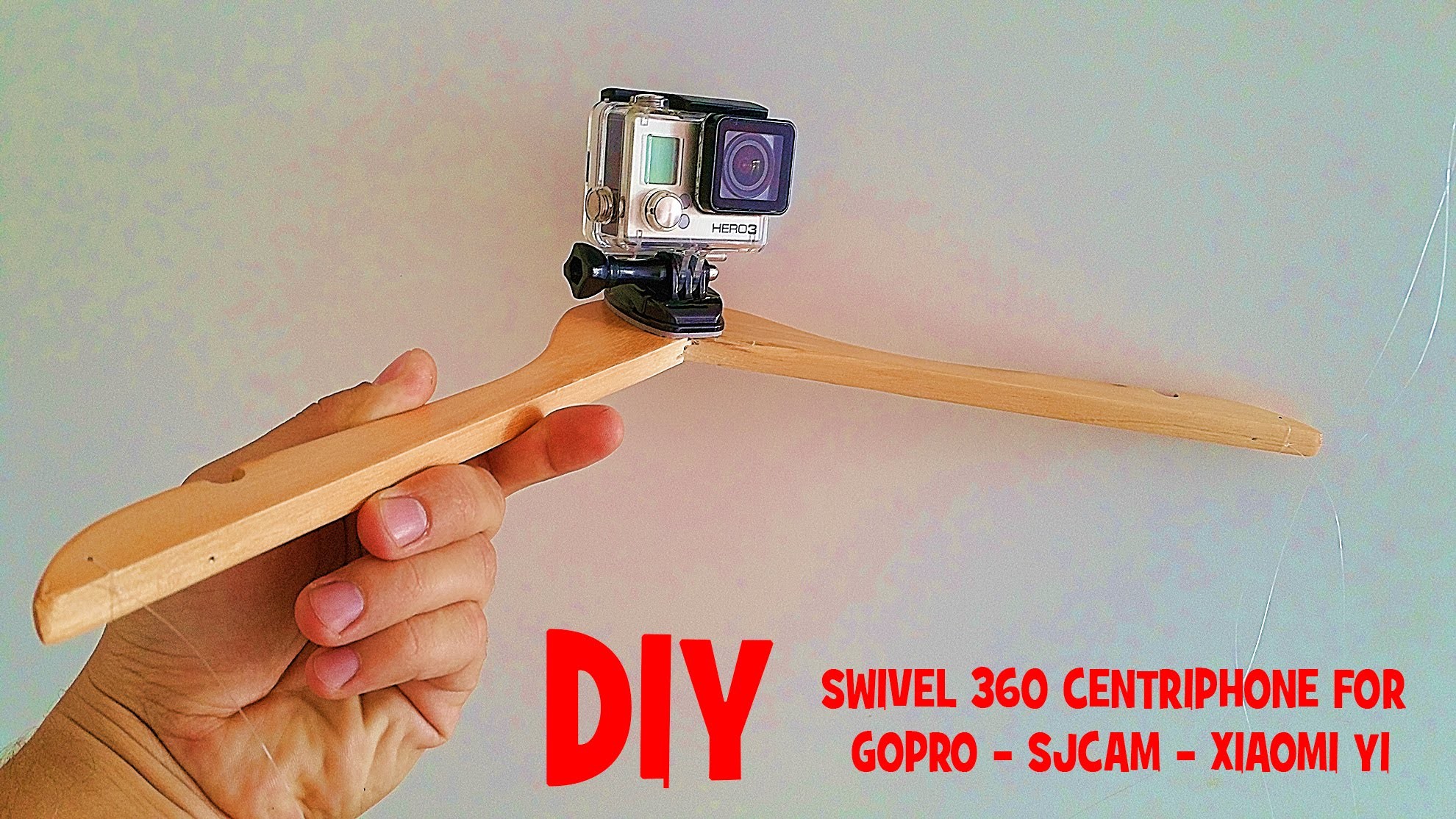 DIY 360 SWIVEL CENTRIPHONE GOPRO 4k - How to make it