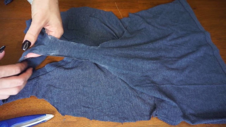 DIY Bathing Suit Cover Up Out Of Old T-Shirts