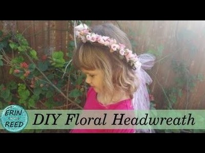 DIY Boho Flower Headwreath #craftcollab